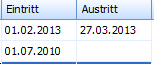 6. Ein- / Austrittsdatum