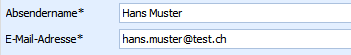 2. Absender