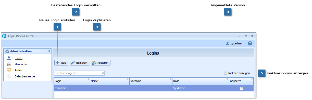 Logins