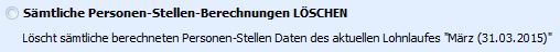 2. Berechnungen löschen