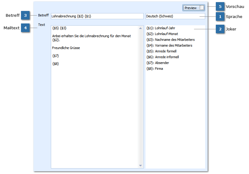 Mail Templates
