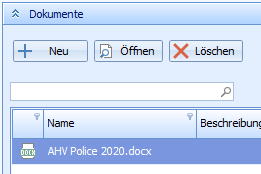 6. Dokumentenverwaltung Versicherung