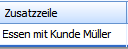 3. Zusatzzeile