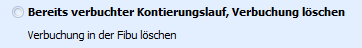 4. Verbuchung/Fixierung zurücksetzen