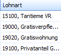 1. Nummer und Bezeichnung der Lohnart