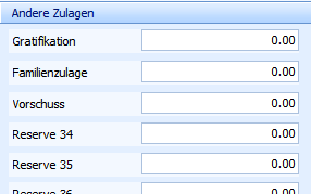 4. Andere Zulagen