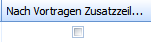 9. Zusatzzeile = 0