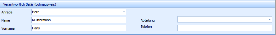 2. Ansprechsperson Salär