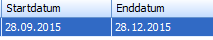 8. Start- und Enddatum