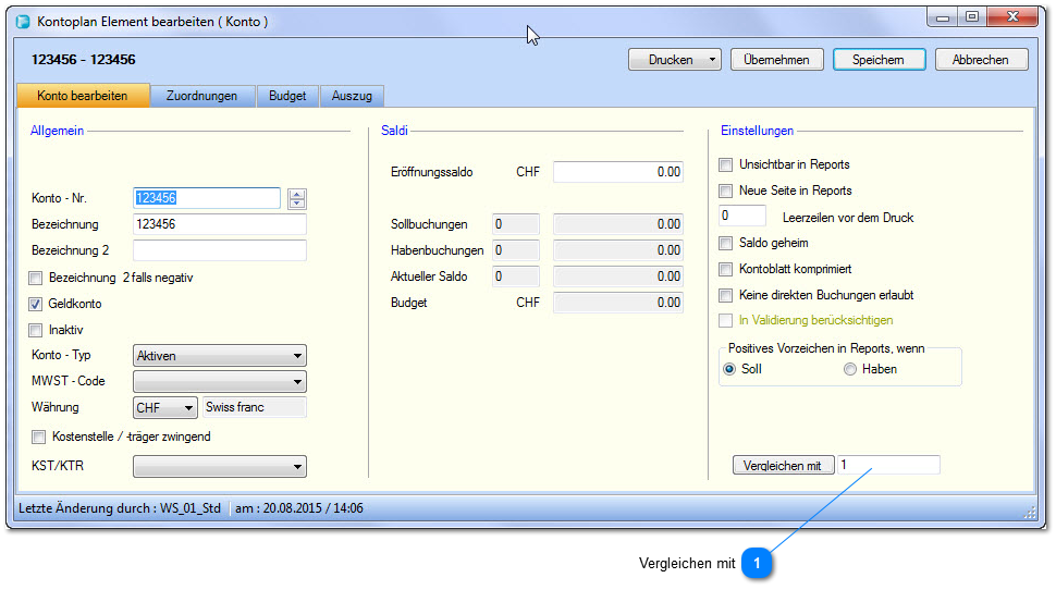 Migration Tool - Feld vergleichen mit...